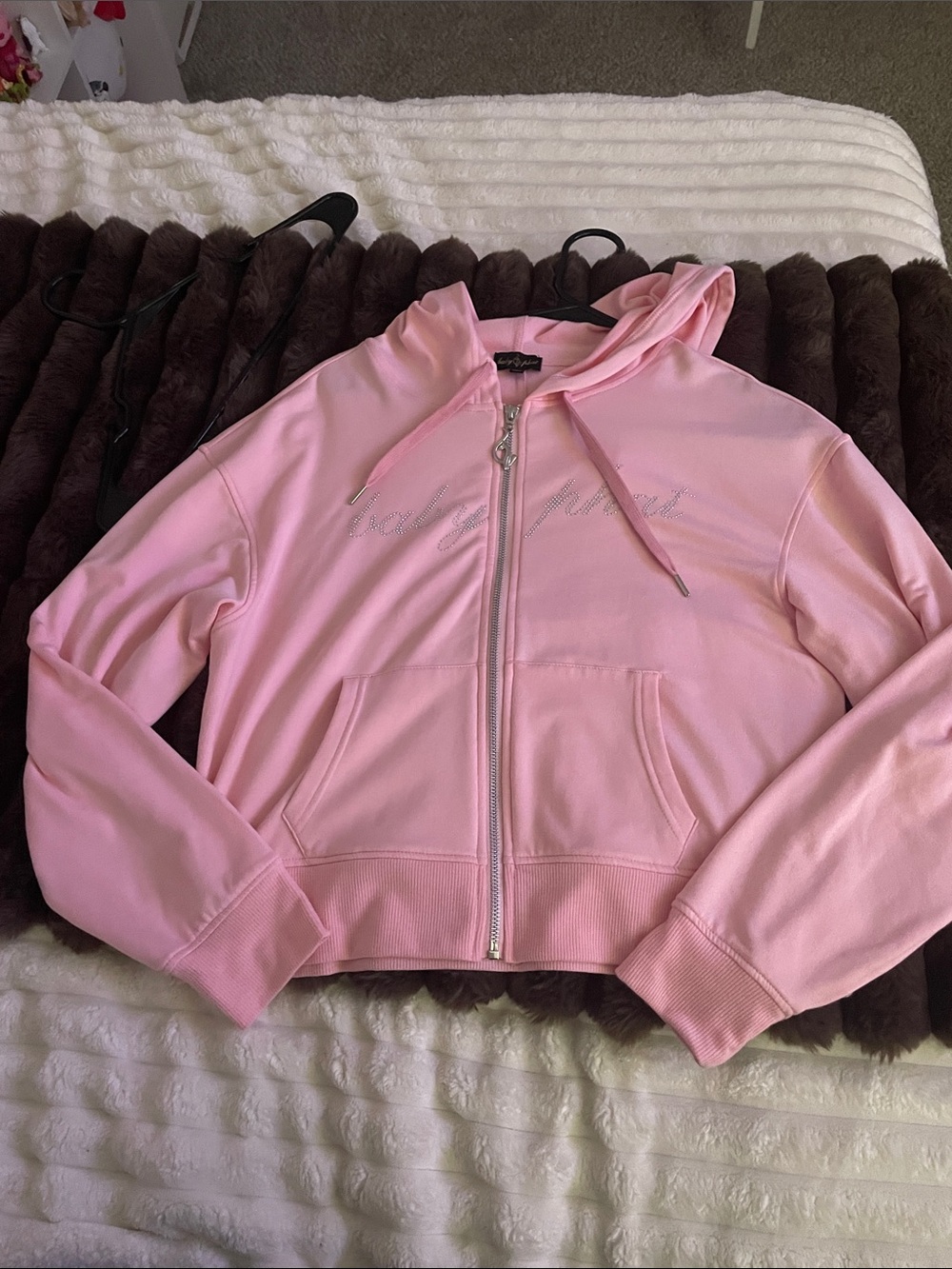 Baby Phat Light pink zip up